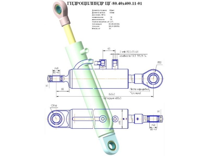 ЦГ-80.40х400.11-01